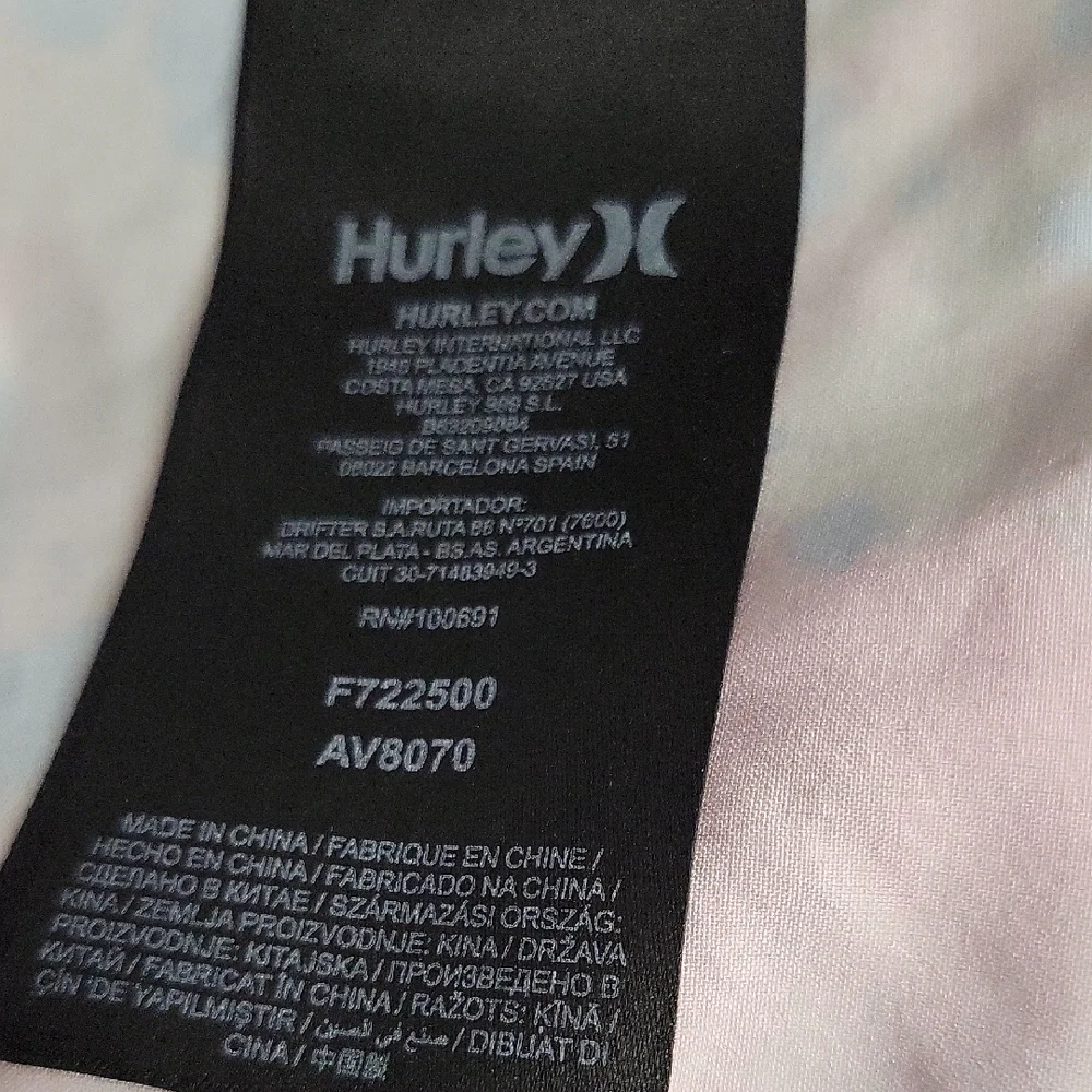 NWT Hurley Phantom Beach Daze Board Shorts Size 40 Pink and White - Picture 7 of 10
